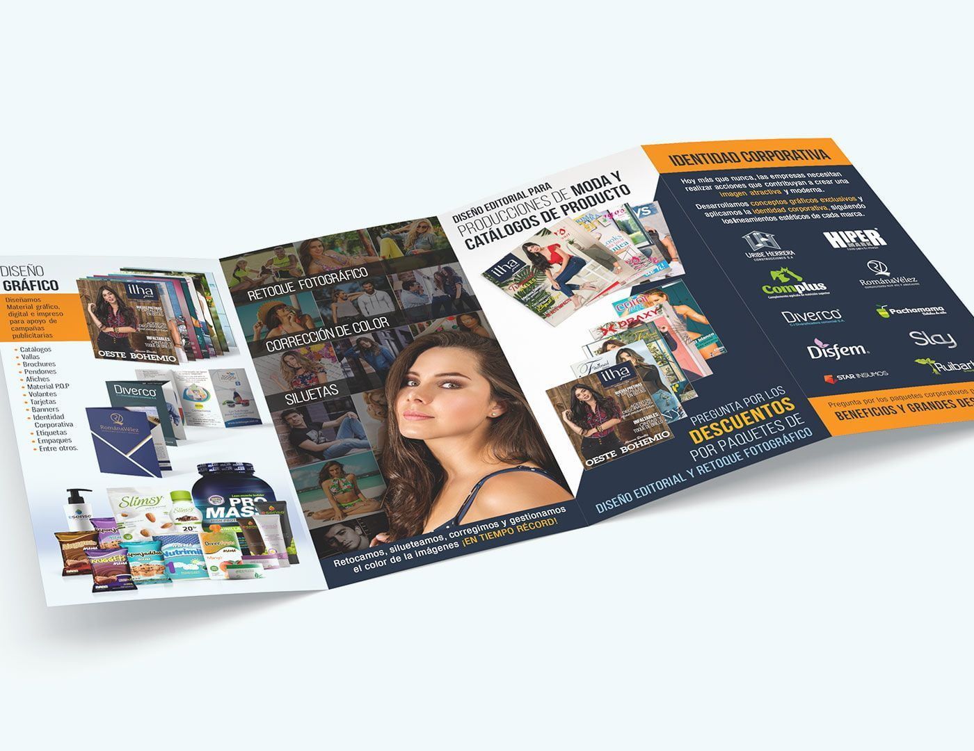 Diseño de brochures para empresas - Besarte Publicidad